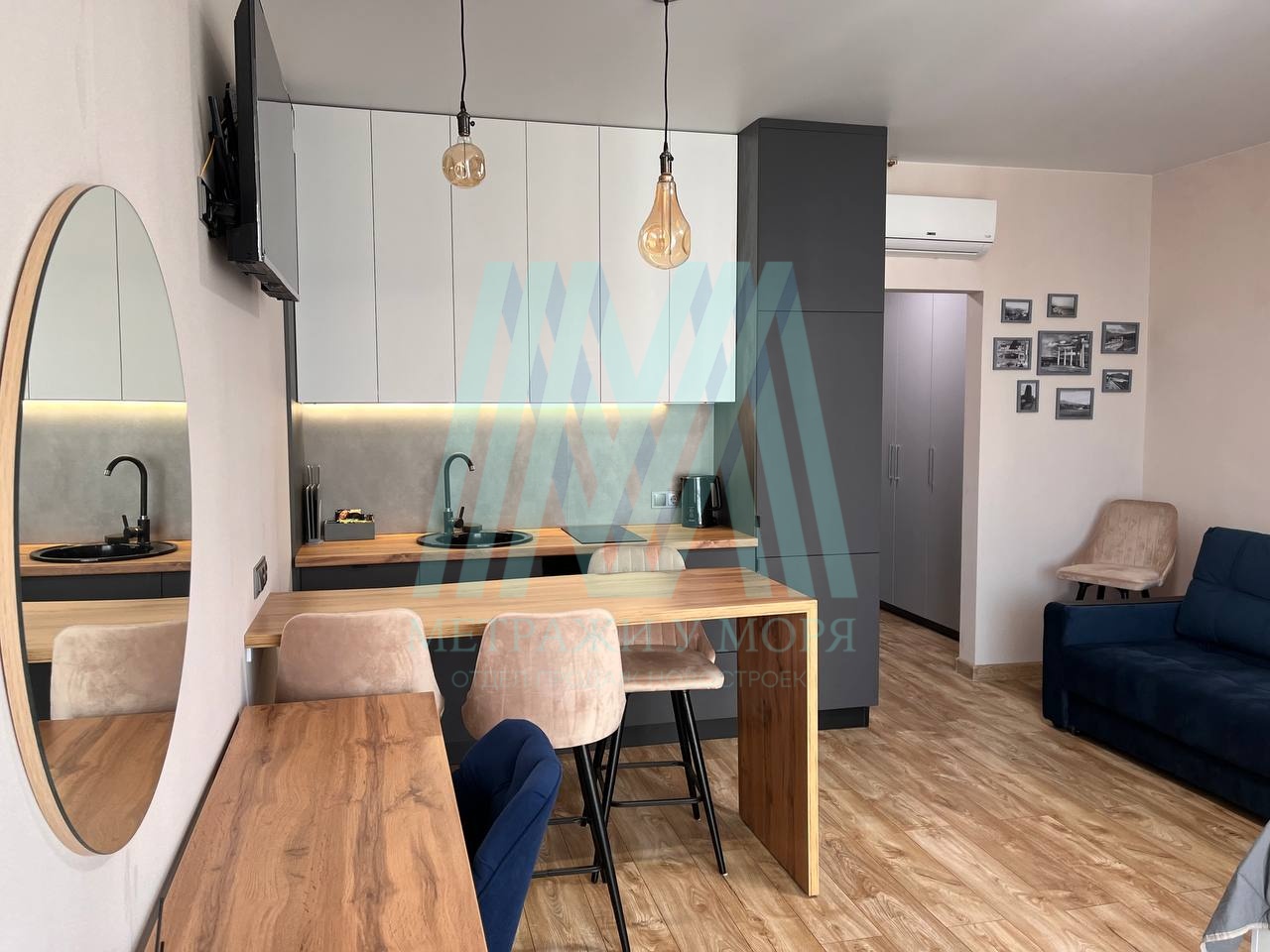 Апартаменты-студия, 37,1 м², 12/16 эт. в вашей Крымской резиденции у моря