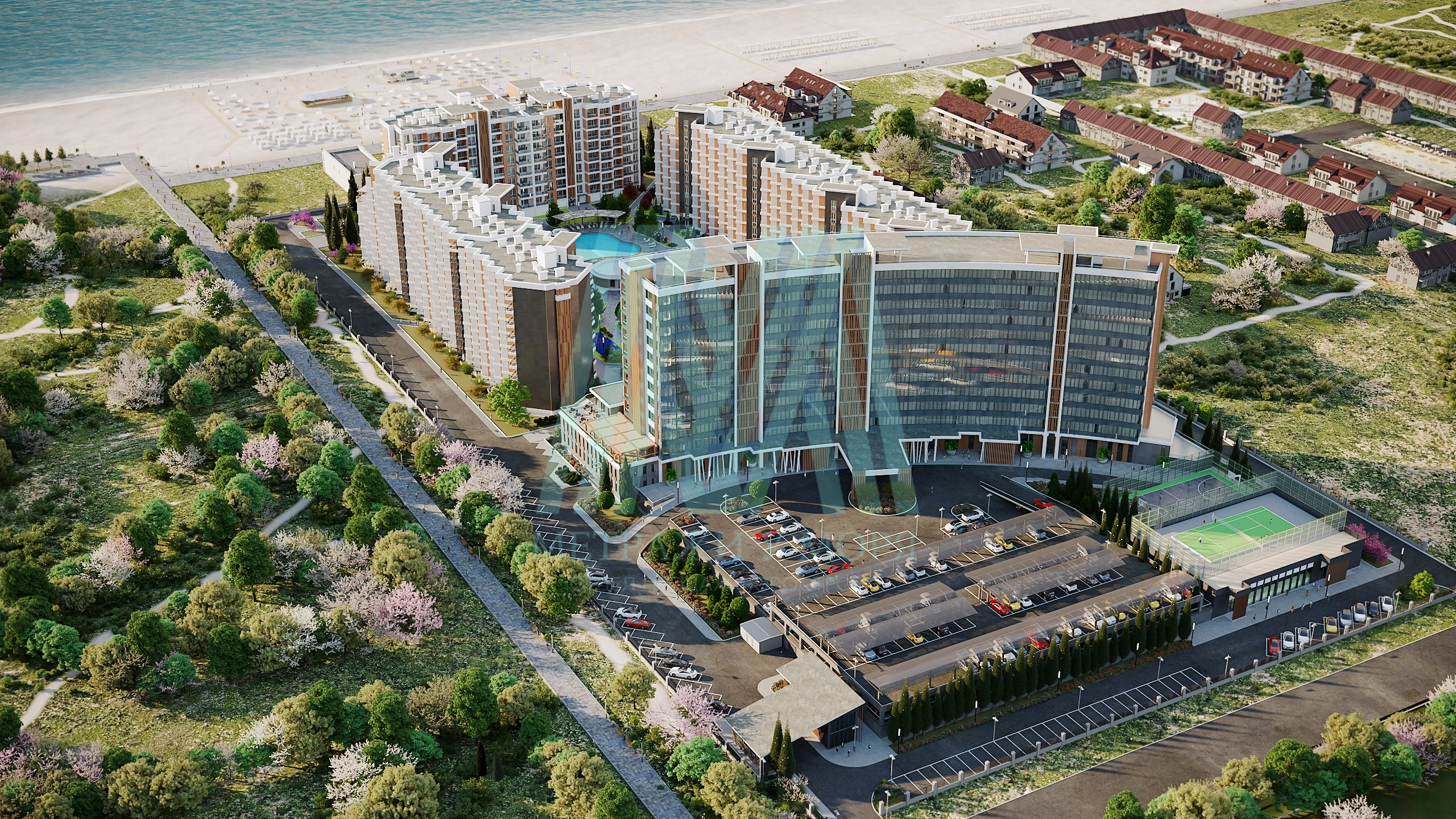 Апартаменты-студия, 34,6 м², 1/9 эт. в АК "Тамерун"