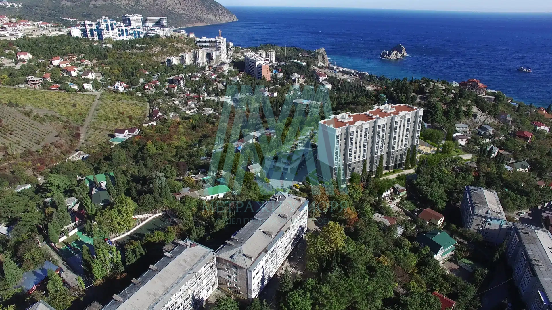 Жилой комплекс "Южный ветер" в Гурзуфе