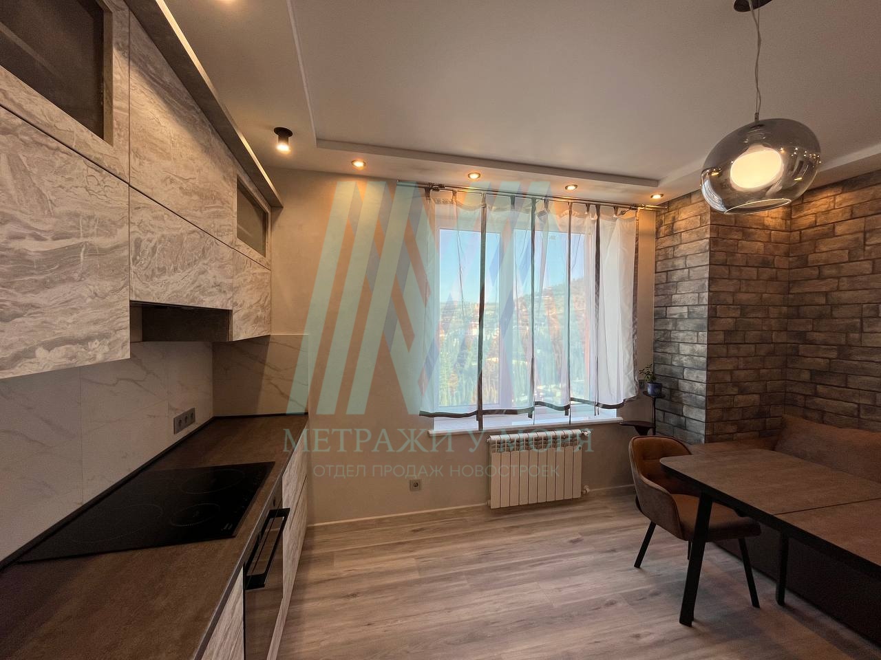 2-к. квартира, 61,2 м², 15/17 эт. в ЖК "Алушта-Престиж"